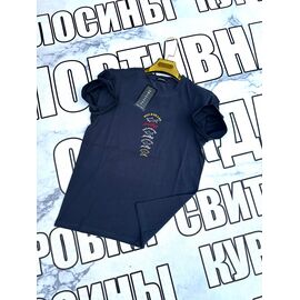 Футболка чоловіча SS54 blue р.S-2XL "VICTORY" недорого оптом від прямого постачальника