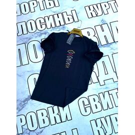 Футболка чоловіча SS55 navy р.S-2XL "VICTORY" недорого оптом від прямого постачальника