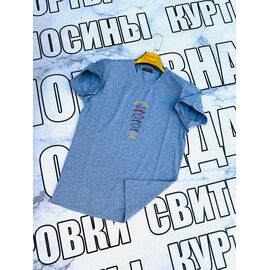 Футболка чоловіча SS56 grey р.S-2XL "VICTORY" недорого оптом від прямого постачальника