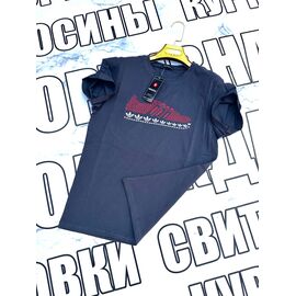 Футболка чоловіча SS62 blue р.S-2XL "VICTORY" недорого оптом від прямого постачальника