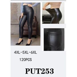 Фотография Лосины женские тёплые 253 black р.4XL-6XL "VICTORY" недорого оптом от прямого поставщика