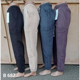 Штани спортивні жіночі теплі 687 mix р.M-3XL "VICTORY" недорого оптом від прямого постачальника