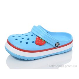 Фотография Кроксы детские летние Лето 3102-313 (12 пар р.30-35) "Luck Line" недорого оптом от прямого поставщика
