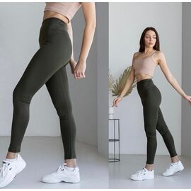 Фотография Лосины женские тёплые 700 green р.S-XL "VICTORY" недорого оптом от прямого поставщика