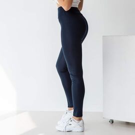 Фотография Лосины женские тёплые 700 navy р.S-XL "VICTORY" недорого оптом от прямого поставщика