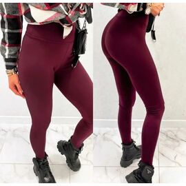 Фотография Лосины женские тёплые 700 wine р.S-XL "VICTORY" недорого оптом от прямого поставщика