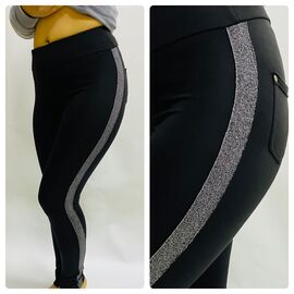 Фотография Лосины женские тёплые 7345 black р.S-XL "VICTORY" недорого оптом от прямого поставщика