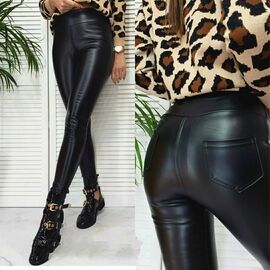 Фотография Лосины женские тёплые 70391 black р.XL-4XL "VICTORY" недорого оптом от прямого поставщика