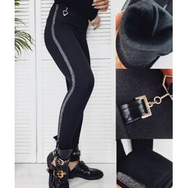 Фотография Лосины женские тёплые 1318 black р.S-XL "VICTORY" недорого оптом от прямого поставщика