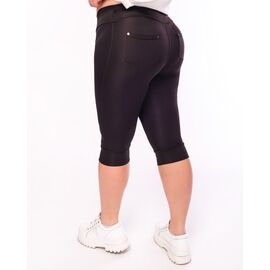 Фотография Бриджи женские 054 black р.XL-4XL "VICTORY" недорого оптом от прямого поставщика