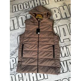 Фотография Жилетка женская 504 brown р.2XL-5XL "VICTORY" недорого оптом от прямого поставщика