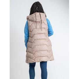 Фотография Жилетка женская 2302 beige р.L-3XL "VICTORY" недорого оптом от прямого поставщика