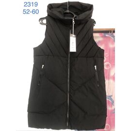 Фотография Жилетка женская 2319 black р.52-60 "VICTORY" недорого оптом от прямого поставщика