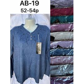 Фотография Свитер женский AB19 mix р.52-54 "VICTORY" недорого оптом от прямого поставщика