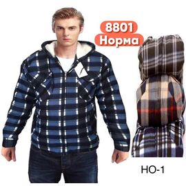 Фотография Рубашка мужская тёплая 8801 mix р.XL-5XL "VICTORY" недорого оптом от прямого поставщика