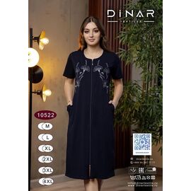 Халат жіночий DO-D10522 navy р.M-4XL "Annet" недорого оптом від прямого постачальника