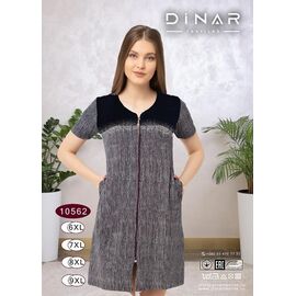 Халат жіночий DO-D10562 black р.6XL-9XL "Annet" недорого оптом від прямого постачальника