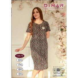 Халат жіночий DO-D10574 beige р.6XL-9XL "Annet" недорого оптом від прямого постачальника