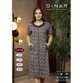 Халат жіночий DO-D10736 beige р.6XL-9XL "Annet" недорого оптом від прямого постачальника