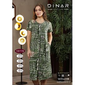 Халат жіночий DO-D10776 green р.2XL-5XL "Annet" недорого оптом від прямого постачальника