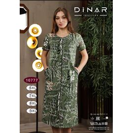 Халат жіночий DO-D10777 green р.6XL-9XL "Annet" недорого оптом від прямого постачальника