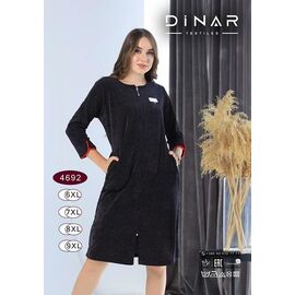 Халат жіночий DO-D4692 navy р.6XL-9XL "Annet" недорого оптом від прямого постачальника