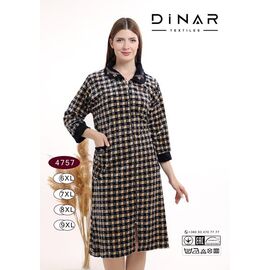 Халат жіночий DO-D4757 beige р.6XL-9XL "Annet" недорого оптом від прямого постачальника