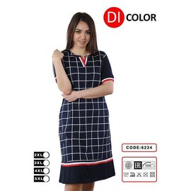 Фотография Платье летнее женское DO-D6234 navy р.2XL-5XL "Annet" недорого оптом от прямого поставщика