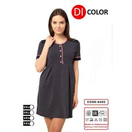 Сукня літня жіноча DO-D6400 navy р.2XL-5XL "Annet" недорого оптом від прямого постачальника