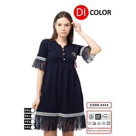 Сукня літня жіноча DO-D6444 navy р.2XL-5XL "Annet" недорого оптом від прямого постачальника
