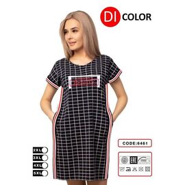 Сукня літня жіноча DO-D6461 black р.2XL-5XL "Annet" недорого оптом від прямого постачальника