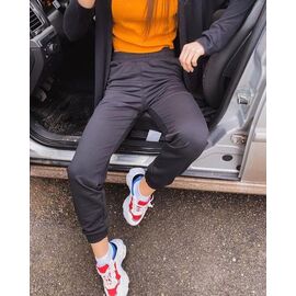 Штани спортивні жіночі 10023 black-old-2 р.XL-4XL "VICTORY" недорого оптом від прямого постачальника