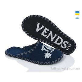 Тапки чоловічі домашні Весна/осінь 320M синій (9 пар р.40-45) "Active" недорого оптом від прямого постачальника
