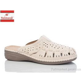 Фотография Шлепки женские облегченные Лето 182-1 (8 пар р.37-42) "Saimaoji" недорого оптом от прямого поставщика