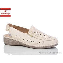 Фотография Босоножки женские летние Лето 191-1 (8 пар р.37-42) "Saimaoji" недорого оптом от прямого поставщика