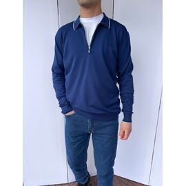 Фотография Свитер мужской L38 blue р.2XL-5XL "Livali" недорого оптом от прямого поставщика