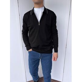 Фотография Свитер мужской L39 black р.2XL-5XL "Livali" недорого оптом от прямого поставщика