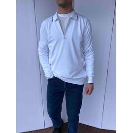 Фотография Свитер мужской L40 white р.2XL-5XL "Livali" недорого оптом от прямого поставщика