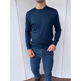 Фотография Свитер мужской L47 blue р.M-3XL "Livali" недорого оптом от прямого поставщика