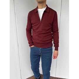 Фотография Свитер мужской L8 wine р.M-3XL "Livali" недорого оптом от прямого поставщика