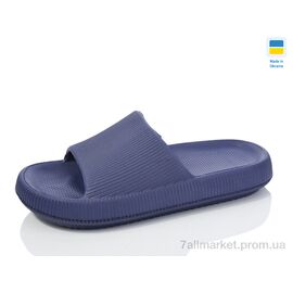 Шльопанці жіночі полегшені Літо С88 волошка (6 пар р.36-41) "Крок" недорого оптом від прямого постачальника