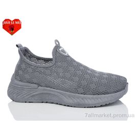 Фотография Кроссовки женские модные Лето 565 grey (8 пар р.37-41) "Jiao Li Mei" недорого оптом от прямого поставщика