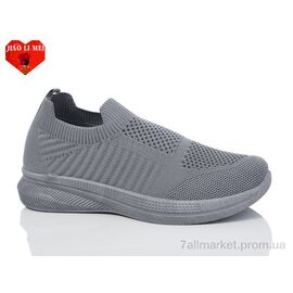 Кросівки жіночі модні Літо 567 grey (8 пар р.37-41) "Jiao Li Mei" недорого оптом від прямого постачальника