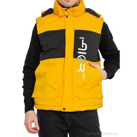 Фотография Мужская жилетка Весна/осень 99006 жовтий (5 шт. р.сетка M-3XL) "Massmag" недорого оптом от прямого поставщика