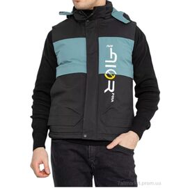 Фотография Мужская жилетка Весна/осень 99006 черный (5 шт. р.сетка M-3XL) "Massmag" недорого оптом от прямого поставщика