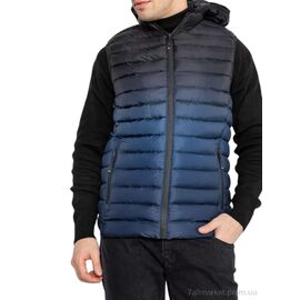 Фотография Мужская жилетка Весна/осень 999 чорно-синій (5 шт. р.сетка M-3XL) "Massmag" недорого оптом от прямого поставщика