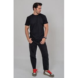 Футболка чоловіча BR382 black р.2XL-6XL "2BRO" недорого оптом від прямого постачальника