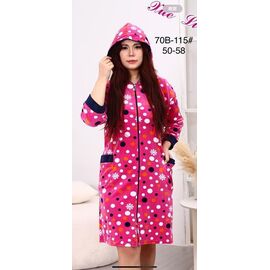 Халат жіночий 70B-115 pink р.50-58 "Fili Wear" недорого оптом від прямого постачальника