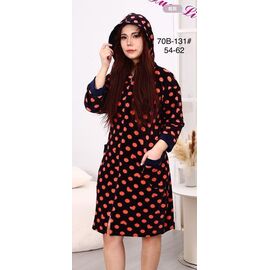 Халат жіночий 70B-131 navy р.54-62 "Fili Wear" недорого оптом від прямого постачальника