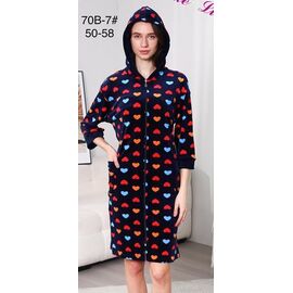 Халат жіночий 70B-7-1 navy р.50-58 "Fili Wear" недорого оптом від прямого постачальника